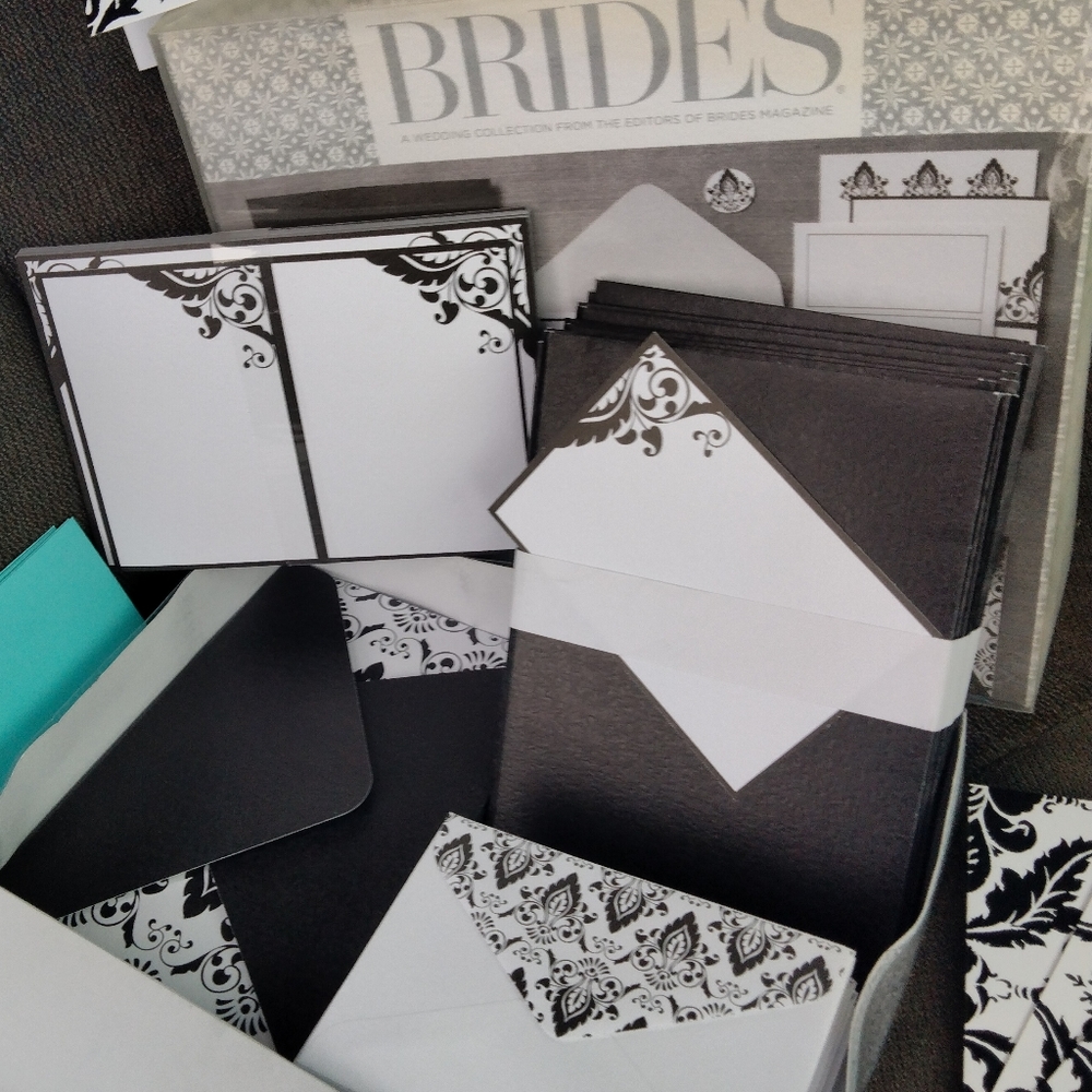Embellished Invitation Kit & 75 notecards with envelopes